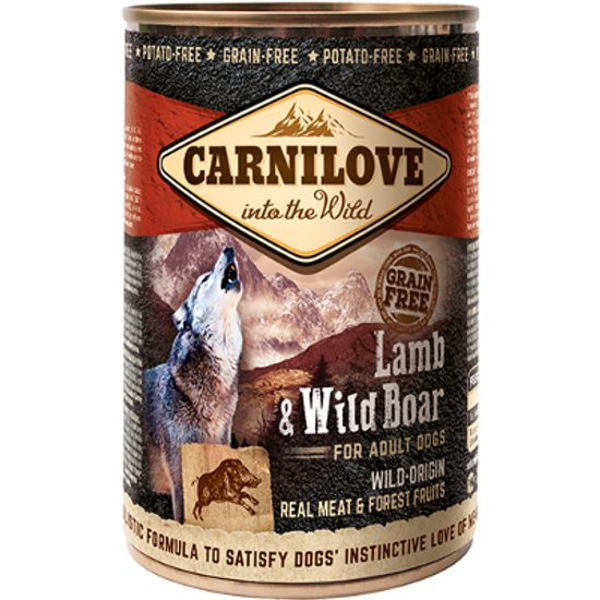 Alimento úmido sabor Cordeiro com Javali - 400g - Carnilove - Imagem 2